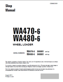 Komatsu WA480-6 Wheel Loader Service Repair Manual (SN: A48001 and up)