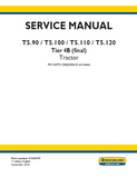 New Holland T5.100 Tier 4B (final) Tractor Service Repair Manual