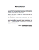 Toyota CBT6 ELECTRIC POWERED TOWING TRACTOR Service Repair Manual
