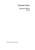 McCormick XTX165 Tractor Operator manual