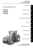 McCormick ZTX280 Tractor operator’s manual