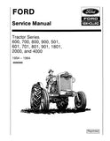 Ford 701 Tractor (1954-1964) Service Repair Manual