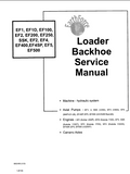Bobcat EF4SP EarthForce Loader Backhoe Service Repair Manual