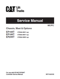Caterpillar Cat EP20KT Forklift Lift Trucks Service Repair Manual SN:ETB5A-50001 and up