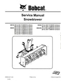 Bobcat SB150 36 In Snowblower Service Repair Manual S/N 713400101 And Above