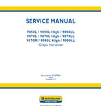 New Holland 9090LL Grape Harvester Service Repair Manual