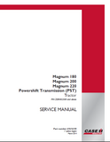 CASE IH Magnum 180 Powershift Transmission (PST) Tier 4B Tractor Service Repair Manual (PIN ZERH02500 and above)