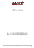 CASE IH Magnum 200 Powershift Transmission (PST) TIER 4B Tractor Service Repair Manual (PIN ZERH08100 and above)