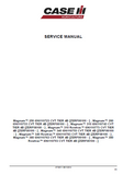 CASE IH Magnum 340 Rowtrac Continuously Variable Transmission (CVT) Tier 4B Tractor Service Repair Manual (PIN ZERF08100 and above)