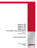 CASE IH Magnum 250 Powershift Transmission (PST) Tier 4B Tractor Service Repair Manual
