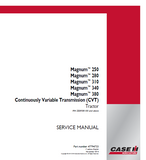 CASE IH Magnum 310 Continuously Variable Transmission (CVT) Tier 4B Tractor Service Repair Manual (PIN ZERF08100 and above)