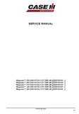CASE IH Magnum 310 Continuously Variable Transmission (CVT) Tier 4B Tractor Service Repair Manual (PIN ZERF08100 and above)