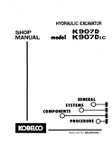 KOBELCO K907D HYDRAULIC EXCAVATOR Service Repair Manual