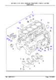 Massey Ferguson MF 3455 CF CRAWLER TRACTORS (TIER 3) Parts Catalogue Manual