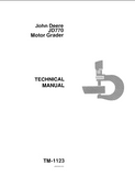 JOHN DEERE 770 Motor Grader Service Repair Manual