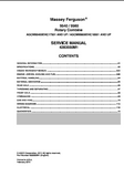Massey Ferguson 9560 Rotary Combine Service Repair Manual