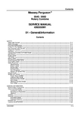 Massey Ferguson 9560 Rotary Combine Service Repair Manual