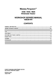 Massey Ferguson 9430 Windrower Tractor Service Repair Manual