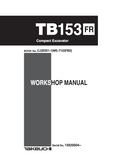 Takeuchi TB153FR Compact Excavator Service Repair Workshop Manual (Serial No. 15820004 and up)