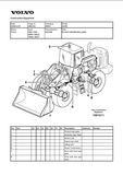 VOLVO L110E WHEEL LOADER Parts Catalogue Manual SN：1002-2165