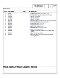 CASE TR340 Compact Track Loader Tier 4B Parts Catalogue Manual