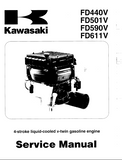 Kawasaki FD501V 4-Storke Liquid-Cooled V-Twin Gasoline Engine Service Repair Manual