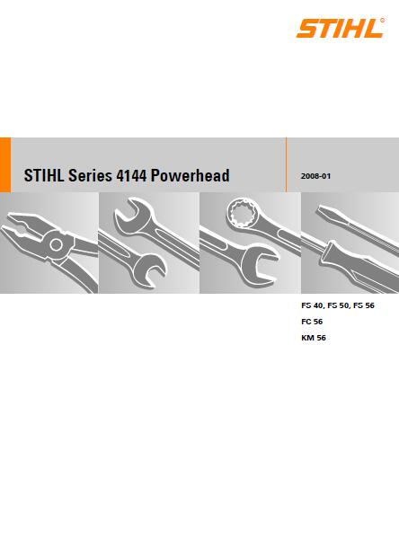 Stihl 4144 Powerhead Service Repair Manual
