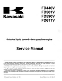 Kawasaki FD501V 4-Storke Liquid-Cooled V-Twin Gasoline Engine Service Repair Manual