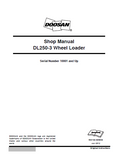 Doosan DL250-3 Wheel Loader Service Repair Manual