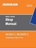 Doosan DL250-5 Wheel Loader Service Repair Manual