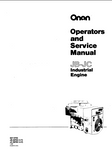 Cummins Onan JB - JC Industrial Engine Service Repair Manual