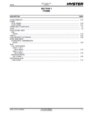 Hyster H177 (H2.00XM) Forklift Parts Catalogue Manual