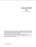 Daewoo Doosan Solar 015 PLUS Excavator Service Repair Manual