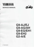 Yamaha G9-EH2 Golf Cart Service Repair Manual