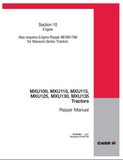 CASE IH MXU130 Tractor Service Repair Manual