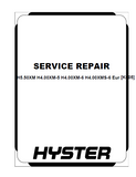 Hyster K005 (H4.50XM Europe) Forklift Service Repair Manual