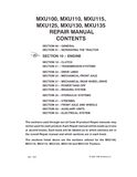 CASE IH MXU130 Tractor Service Repair Manual