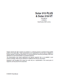 Daewoo Doosan Solar 018-VT Excavator Service Repair Manual