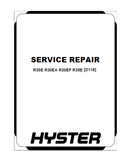 Hyster D118 (R35E) Forklift Service Repair Manual