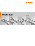 Stihl MS 650 Chainsaw Service Repair Manual