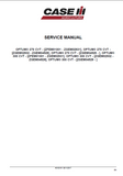 CASE IH OPTUM 300 CVT Tier 4B (final) Tractor Service Repair Manual (PIN ZFEM01001 and above)