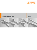 Stihl MS 780 Chainsaw Service Repair Manual