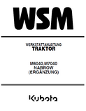 Kubota M6040 Tractor Service Repair Manual (German)