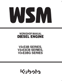 KUBOTA V3800DI-T-E3B DIESEL ENGINE Service Repair Manual