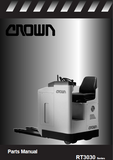 Crown RT3020 Series Pallet Truck Parts Catalogue Manual