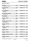 Crown RT3020 Series Pallet Truck Parts Catalogue Manual