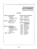 Hitachi EX700 Excavator Service Repair Manual