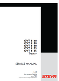 STEYR CVT 6150 Tractor Service Repair Manual