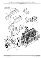 Massey Ferguson MF7495 TRACTOR (DYNA VT DYNA STEP / TIER 3) Parts Catalogue Manual