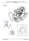 Massey Ferguson 240 TRACTOR Service Parts Catalogue Manual (Part Number : 1637463)